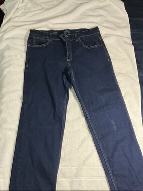 Kids Dark Blue Stretch Jeans - Slim Fit